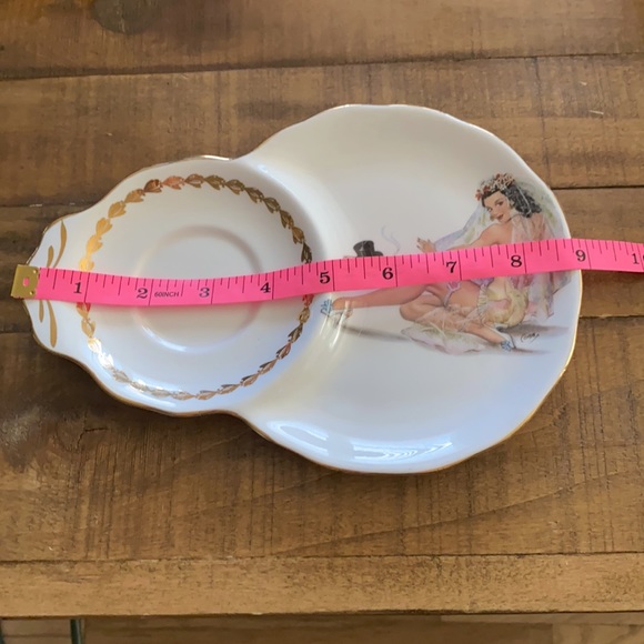 Vintage 1950s Glamour Girls Bone China Pinup Girl